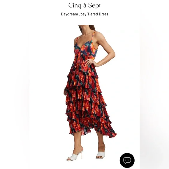 cinq a sept | Dresses | Cinq A Sept Tiered Midi Dress | Poshmark cinq a sept | Dresses | Cinq A Sept Tiered Midi Dress | Poshmark